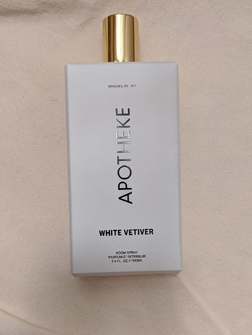 NWT - Apotheke White Vetiver Room Spray